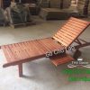 Ghế Hồ Bơi Gỗ GHBG-011