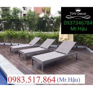 Ghế hồ bơi nhập khẩu ngoài trời GHB-T017